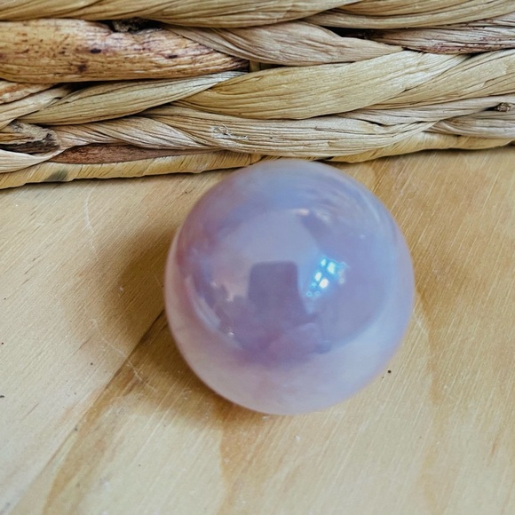 Rose quartz sphere small - Picture 11 of 12